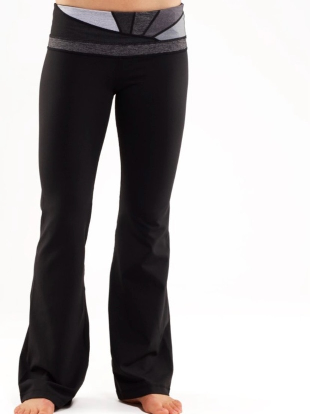 Lululemon Pants Size 8 Groove Flare Wide Leg Black Retired Y2K Preppy